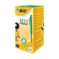 BIC M10 Clic stylo à bille médium (50 pièces) - vert 1199190124 224606