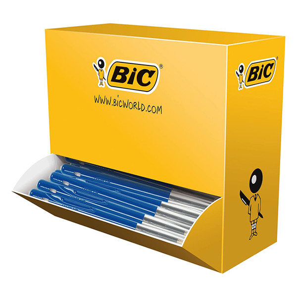 BIC M10 Clic stylo à bille médium pack avantageux (100 pièces) - bleu 942915 224668 - 1
