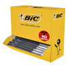 BIC M10 Clic stylos à bille médium pack avantageux (100 pièces) - noir