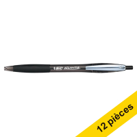 BIC Offre : 12x BIC Atlantis Soft stylo-bille - noir  240028
