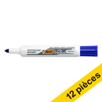 Offre : 12x BIC Velleda 1711 marqueur pour tableau blanc (0,6 mm ogive) - bleu 240452