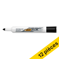 Offre : 12x BIC Velleda 1711 marqueur pour tableau blanc (0,6 mm ogive) - noir 240453