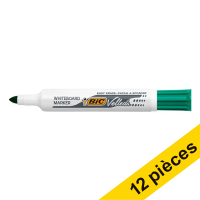 Offre : 12x BIC Velleda 1711 marqueur pour tableau blanc (0,6 mm ogive) - vert