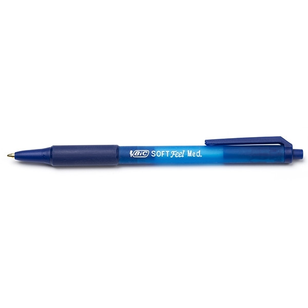 BIC Soft Feel Clic Grip stylo à bille (12 pièces) - bleu 8362362 224624 - 1