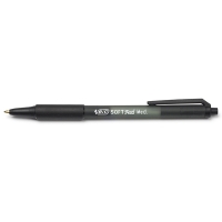BIC Soft Feel Clic Grip stylo à bille (12 pièces) - noir 8362352 224625