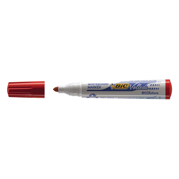 BIC Velleda marqueur pour tableau blanc 1701 (1,5 mm ogive) - rouge 1701R 224697 - 1