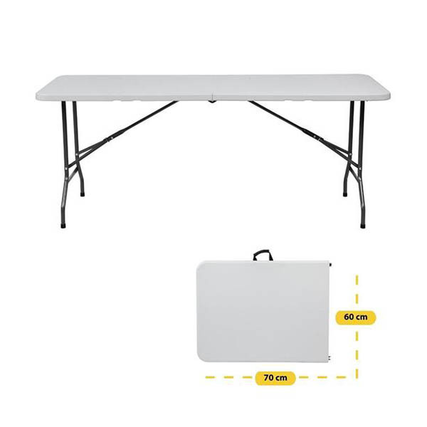 BRASQ FT180 table pliante - blanc 202118 - 1