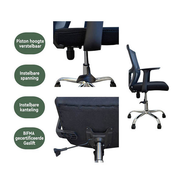 BRASQ OC200 Classic chaise de bureau 202123 - 3