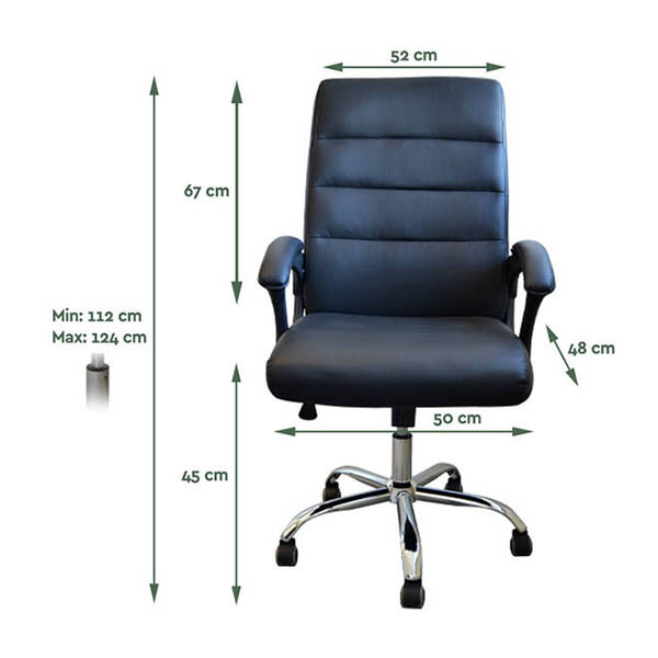 BRASQ OC600 Comfort Deluxe Classic chaise de bureau 202126 - 2