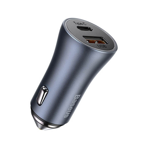 Baseus chargeur de voiture rapide USB-C + USB-A 40 W ABA00162 - 3