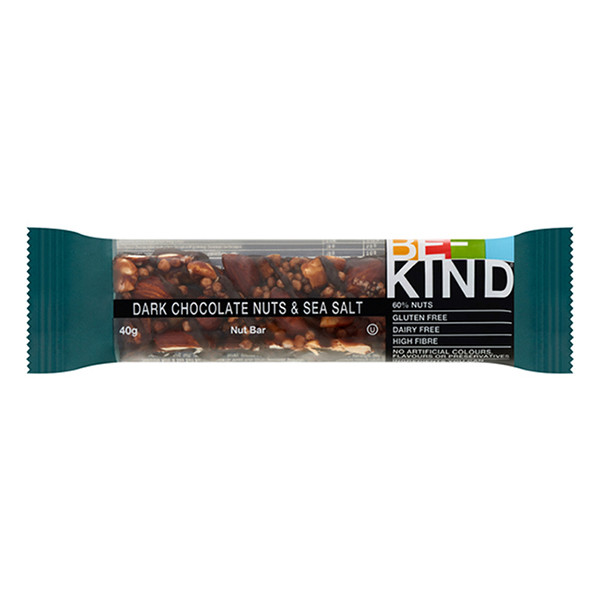 Be-kind Dark Chocolate Nuts & Seasalt 40 grammes (12 pièces) 58504 423758 - 1