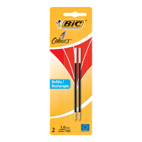 Bic 4 Colours recharge de stylo à bille moyen 2 pièces - rouge