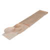 Biodore ensemble de couverts en bois avec serviette (100 sets) 521154 402767 - 2
