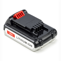 Black & Decker batterie BL1518 / BL2018 / LBX20 (20V, 1,5 Ah, marque distributeur 123accu) 20VMax BL1318 BL1318-XJ BL1518 BL1518-XJ ABL00116