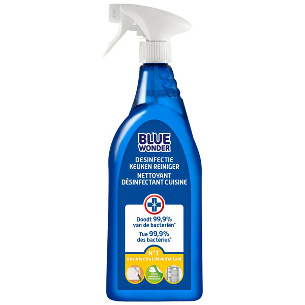 Blue Wonder spray nettoyant désinfection cuisine (750 ml)  SBL00013 - 1