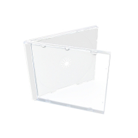 Boîtiers CD avec couvercle transparent (100 pièces)  050062