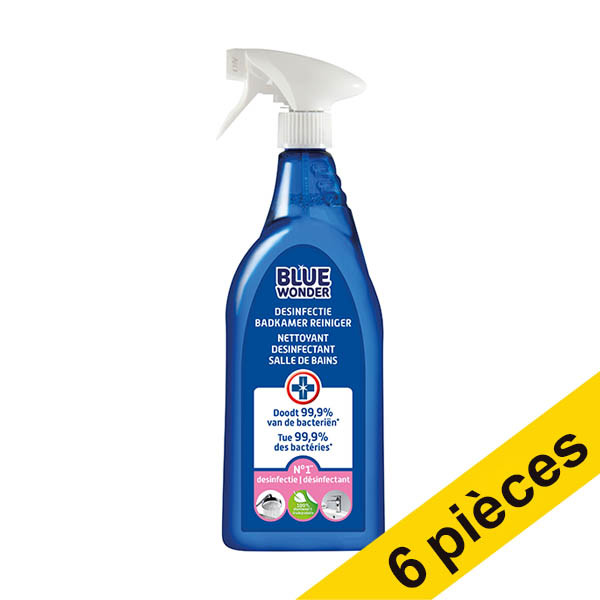 Boeklon Offre : 6x Blue Wonder nettoyant désinfectant pour salle de bain (750 ml)  SBL00064 - 1