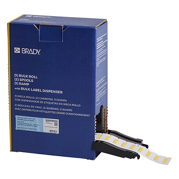 Brady BM-125-1-312-YL étiquette gaine thermorétractable Ø 3,18 mm x 25,40 mm (d'origine) - jaune BM-125-1-312-YL 148009 - 1