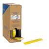 Brady BM-25x75-7643-YL étiquettes en polyuréthane 25 mm x 75 mm (d'origine) - jaune 148023 - 1