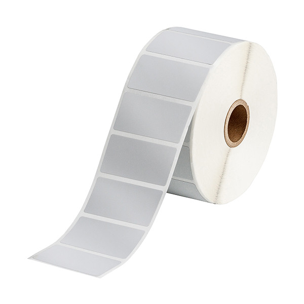 Brady BPT-17-7563-1 étiquettes en polyester 50,80 x 25,40 mm (d'origine) - métallisé BPT-17-7563-1 147540 - 1