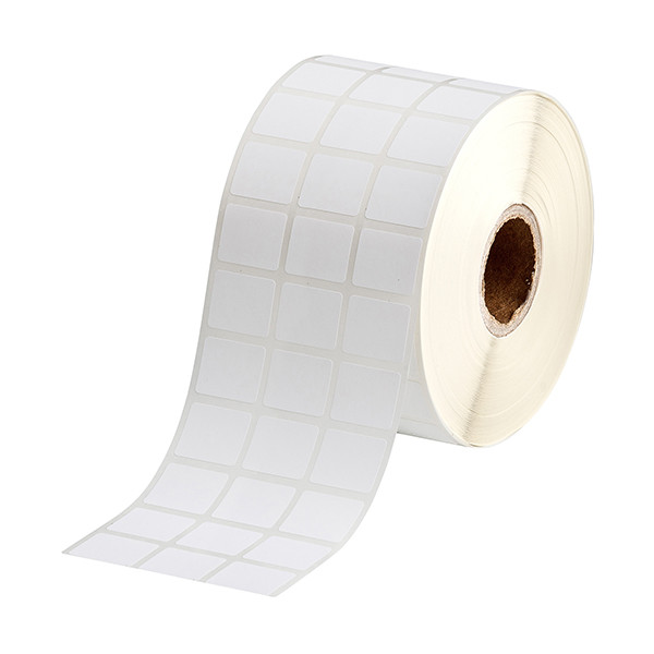 Brady BPT-617-488 étiquettes en polyester 22,86 x 22,86 mm (d'origine) - blanc mat BPT-617-488 147650 - 1