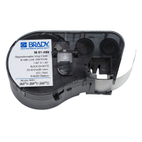 Brady M-91-498 étiquettes repositionnables en tissu vinyle 25,4 mm x 38,1 mm (d'origine) M-91-498 146044