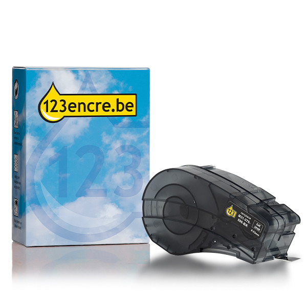 Brady M21-375-499 ruban nylon 9,53 mm x 4,88 m (marque 123encre) - noir sur blanc 147744 - 1