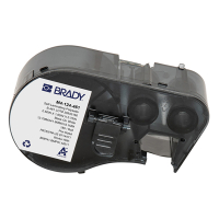 Brady M4-124-461 étiquettes en polyester laminé 12,7 mm x 41,91 mm x 19,05 mm (d'origine) - noir sur blanc/transparent M4-124-461 148142