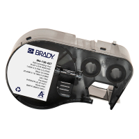 Brady M4-136-427 étiquettes en vinyle auto-laminant 19,05 mm x 25,4 mm x 9,53 mm (d'origine) - noir sur blanc/transparent M4-136-427 148112