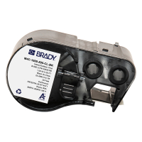 Brady M4C-1000-595-CL-BK ruban vinyle 25,4 mm x 6,1 m (d'origine) - noir sur transparent M4C-1000-595-CL-BK 148234