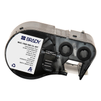 Brady M4C-1000-595-CL-WT étiquettes en vinyle 25,40 mm x 6,10 m (d'origine) - blanc sur transparent M4C-1000-595-CL-WT 147945