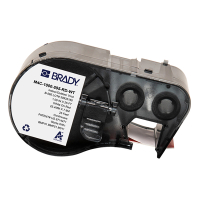 Brady M4C-1000-595-RD-WT étiquettes en vinyle 25,40 mm x 7,62 m (d'origine) - blanc sur rouge M4C-1000-595-RD-WT 147966