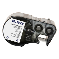 Brady M4C-500-595-BK-WT étiquettes en vinyle 12,70 mm x 7,62 m (d'origine) - blanc sur noir 147958