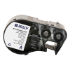 Brady M4C-500-595-WT-BK ruban vinyle 12,7 mm x 7,62 m (d'origine) - noir sur blanc