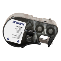 Brady M4C-750-414 étiquettes à crochets en polyester 19,05 mm x 3,66 m (d'origine) - noir sur blanc M4C-750-414 147952