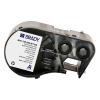 Brady M4C-750-595-WT-BK étiquettes en vinyle 19,05 mm x 7,62 m (d'origine) - noir sur blanc