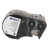 Brady M5-33-427 étiquettes en vinyle laminé 101,6 mm x 38,1 mm x 25,4 mm (d'origine) - noir sur blanc/transparent M5-33-427 148120