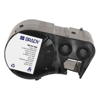 Brady M5-84-499 étiquettes en tissu nylon 12,7 mm x 22,86 mm (d'origine) - noir sur blanc M5-84-499 148242