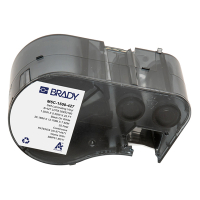 Brady M5C-1500-427 ruban vinyle laminé 38,1 mm x 7,62 mx 12,7 mm (d'origine) - noir sur blanc/transparent M5C-1500-427 148406