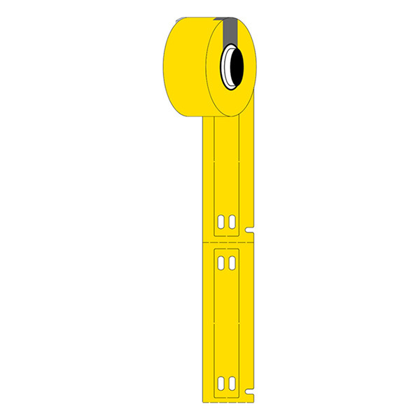 Brady M6-10x60-7598-YL étiquettes en polyuréthane 10 mm x 60 mm (d'origine) - jaune M6-10x60-7598-YL 148069 - 1