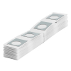 Brady M71EP-5-7593-SL étiquettes en polyester laminé 30,00 mm x 40,00 mm (d'origine) - argent 147438 - 1