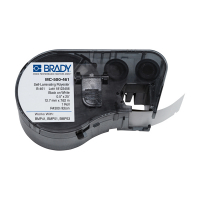 Brady MC-500-461-AW étiquettes en polyester laminé 12,7 mm x 7,62 m (d'origine) MC-500-461-AW 146058