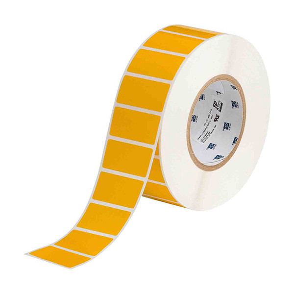 Brady THT-17-423-3-YL étiquettes en polyester 50,80 x 25,40 mm (d'origine) - jaune brillant THT-17-423-3-YL 147664 - 1