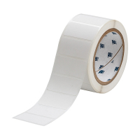 Brady THT-17-423-3 étiquettes en polyester 50,80 x 25,40 mm (d'origine) - blanc brillant THT-17-423-3 147512