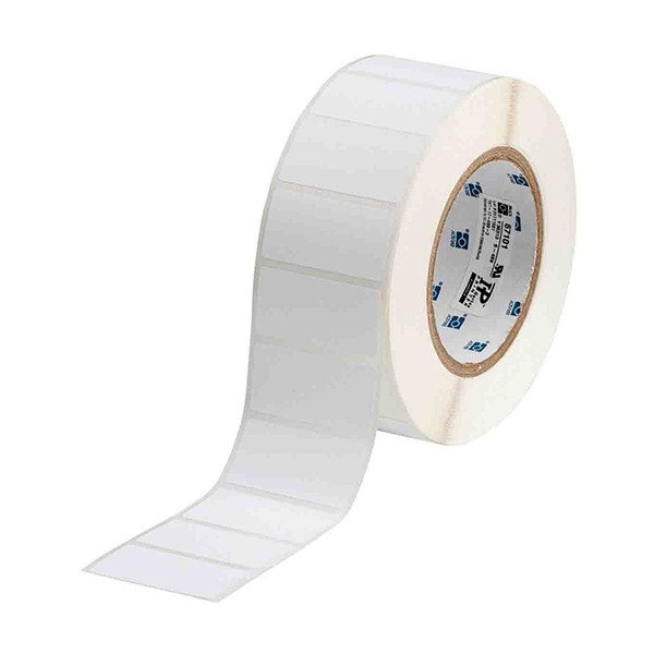 Brady THT-17-488-3 étiquettes en polyester 50,80 x 25,40 mm (d'origine) - blanc mat THT-17-488-3 147670 - 1