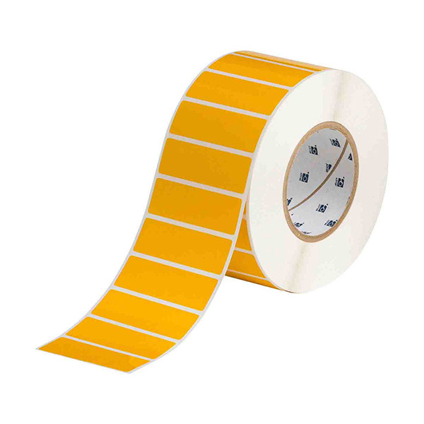 Brady THT-18-423-3-YL étiquettes en polyester 76,20 x 25,40 mm (d'origine) - jaune brillant THT-18-423-3-YL 147692 - 1