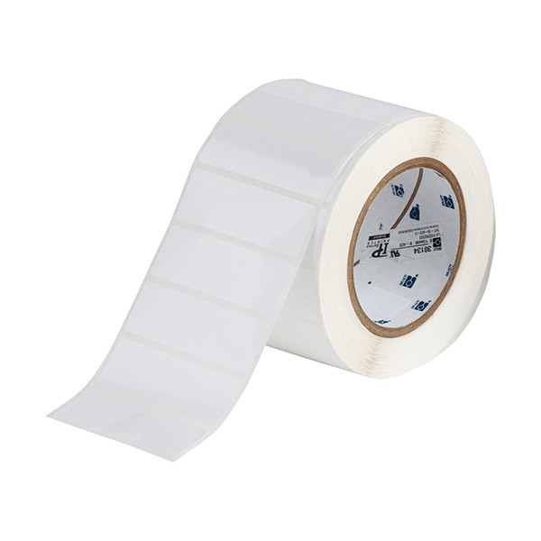 Brady THT-18-423-3 étiquetten en polyester 76,20 x 25,40 mm (d'origine) - blanc brillant THT-18-423-3 147518 - 1