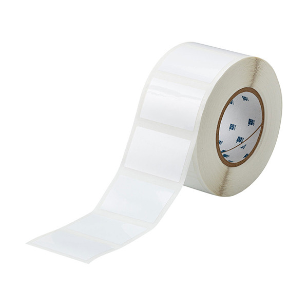 Brady THT-24-423-1 étiquettes en polyester 69,85 x 44,45 mm (d'origine) - blanc brillant THT-24-423-1 147564 - 1