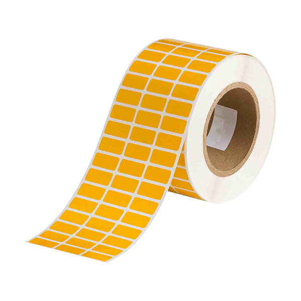 Brady THT-5-423-10-YL étiquettes en polyester 25,40 x 12,70 mm (d'origine) - jaune brillant THT-5-423-10-YL 147674 - 1
