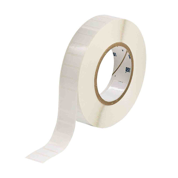 Brady THT-59-483-10 étiquettes en polyester 25,40 x 12,70 mm (d'origine) - blanc brillant THT-59-483-10 147600 - 1